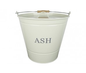 Ash Bucket With Lid | CREAM